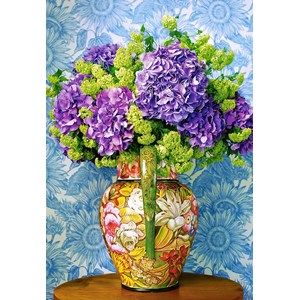 Castorland (C-104352) - "Bouquet Of Hydrangeas" - 1000 pieces puzzle
