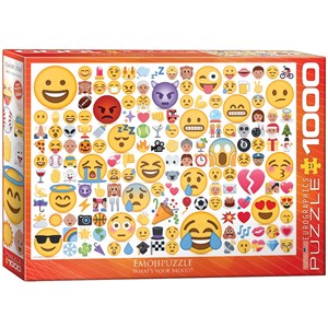 Eurographics (6000-0816) - "Emojipuzzle What's your Mood?" - 1000 pieces puzzle