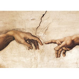 Eurographics (6000-2016) - Michelangelo: "The Creation of Adam" - 1000 pieces puzzle