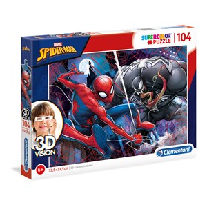Clementoni (20148) - "Marvel Spider-Man" - 104 pieces puzzle