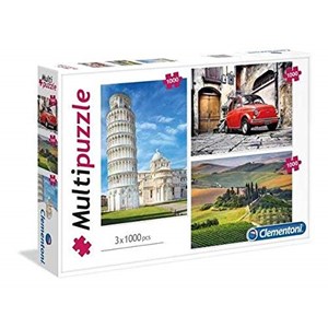 Clementoni (08011) - "Italy" - 1000 pieces puzzle