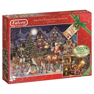 Jumbo (11182) - "Santa’s Christmas Helpers" - 1000 pieces puzzle