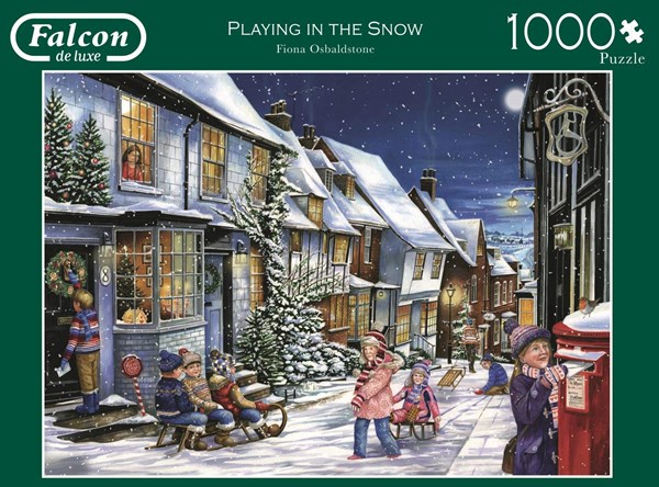 Falcon (11229) - "Playing in the Snow" - 1000 pieces puzzle