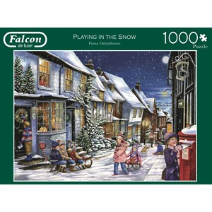 Falcon (11229) - "Playing in the Snow" - 1000 pieces puzzle