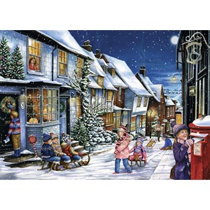 Falcon (11229) - "Playing in the Snow" - 1000 pieces puzzle