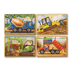 Melissa and Doug (3792) - "Construction" - 12 pieces puzzle