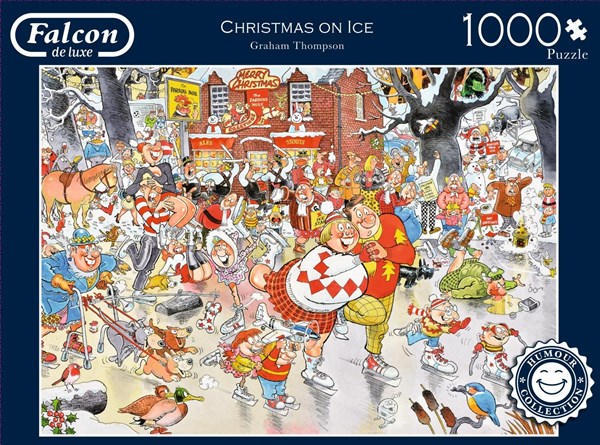 Falcon (11223) - Graham Thompson: "Christmas on Ice" - 1000 pieces puzzle