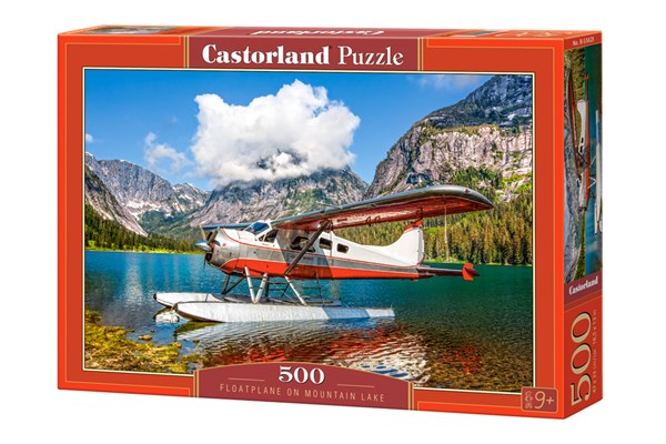 Castorland (B-53025) - "Floatplane on Mountain Lake" - 500 pieces puzzle
