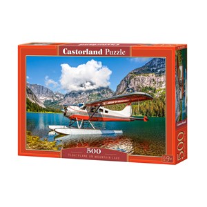 Castorland (B-53025) - "Floatplane on Mountain Lake" - 500 pieces puzzle