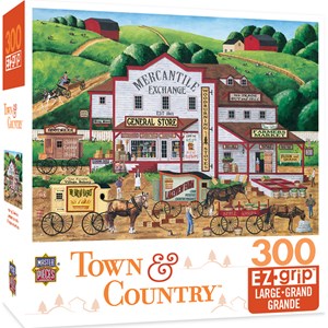 MasterPieces (31808) - Art Poulin: "Town & Country Morning Deliveries" - 300 pieces puzzle