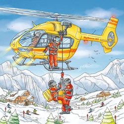 Let's Go Skiing! 3 x 49 pc Puzzle