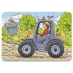 Ravensburger (06946) - "My favorite construction vehicles" - 2 4 6 8 pieces puzzle