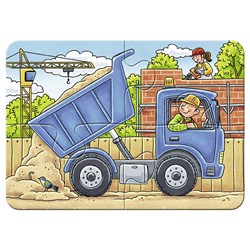 Ravensburger (06946) - "My favorite construction vehicles" - 2 4 6 8 pieces puzzle