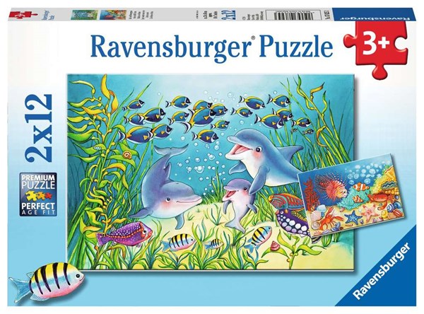 Ravensburger (07625) - "On the Seabed" - 12 pieces puzzle