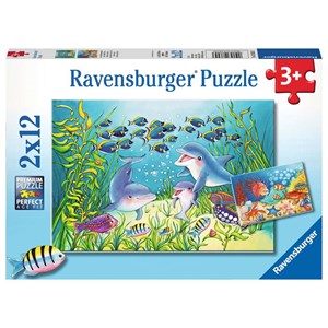 Ravensburger (07625) - "On the Seabed" - 12 pieces puzzle