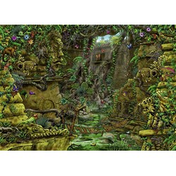 Ravensburger (19957) - "ESCAPE The Temple Graunds" - 759 pieces puzzle