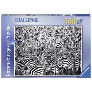 Ravensburger (14807) - "Zebra" - 500 pieces puzzle