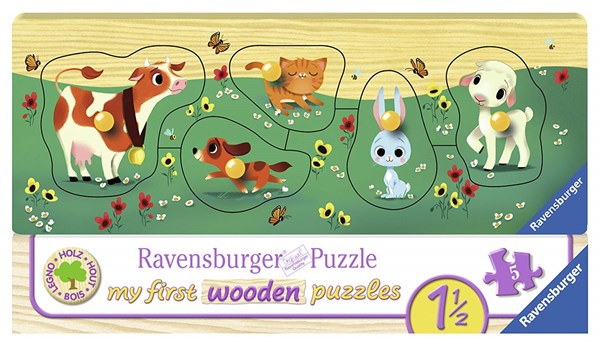 Ravensburger (03235) - "Farm Animals" - 5 pieces puzzle