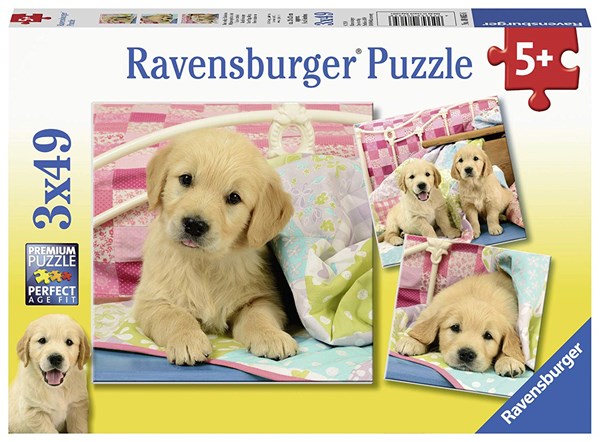 Ravensburger (08065) - "Puppies" - 49 pieces puzzle