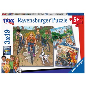 Ravensburger (08066) - "TKKG" - 49 pieces puzzle