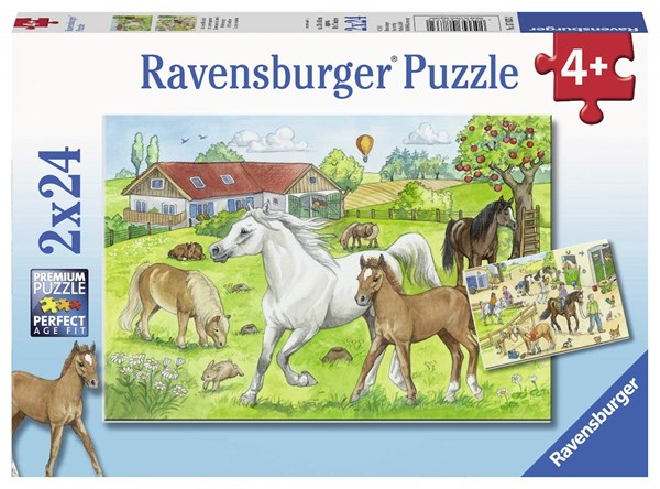 Ravensburger (07833) - "Horses" - 24 pieces puzzle