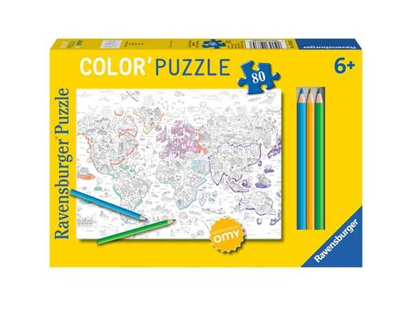 Ravensburger (10735) - "Atlas" - 80 pieces puzzle