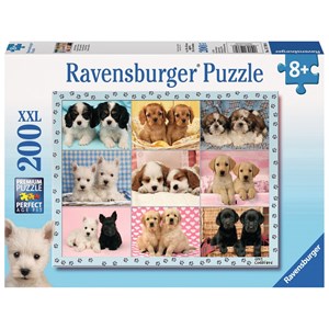 Ravensburger (12769) - "Perfect Pups" - 200 pieces puzzle