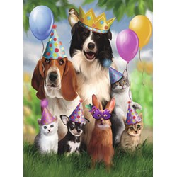 Ravensburger (12643) - "Animal Party" - 200 pieces puzzle