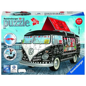 Ravensburger (12525) - "Volkswagen T1, Food Truck" - 162 pieces puzzle