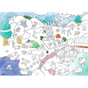 Ravensburger (10734) - "Animals" - 80 pieces puzzle