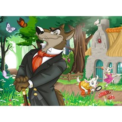 Ravensburger (06939) - "On the Way in the Fairytale Forest" - 12 16 20 24 pieces puzzle