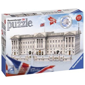 Ravensburger (12524) - "Buckingham Palace" - 216 pieces puzzle