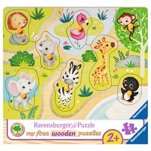 Ravensburger (03687) - "In the Zoo" - 8 pieces puzzle