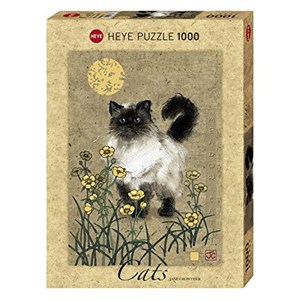 Heye (29718) - "Meadow Cat" - 1000 pieces puzzle