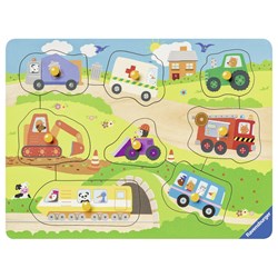 Ravensburger (03684) - "Favorite Vehicles" - 9 pieces puzzle