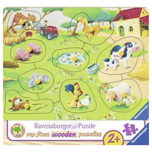 Ravensburger (03683) - "Farm Animals" - 9 pieces puzzle
