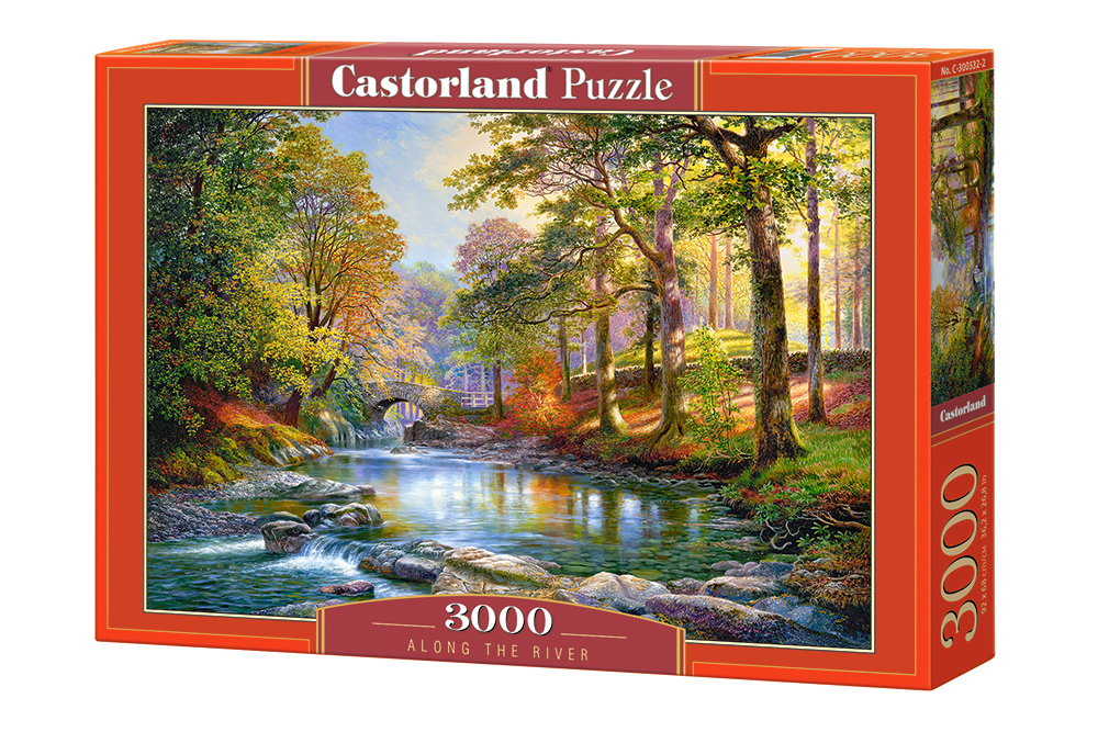 New 3000 Pieces pcs pc Puzzle jigsaw Castorland Along the river C-300532 