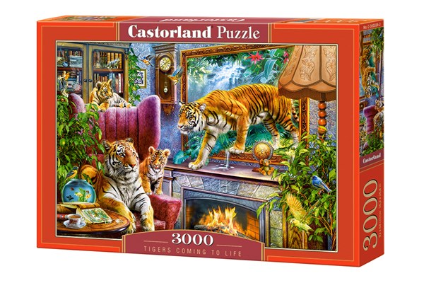 Castorland (C-300556) - "Tigers Comming to Life" - 3000 pieces puzzle