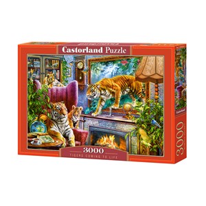 Castorland (C-300556) - "Tigers Comming to Life" - 3000 pieces puzzle