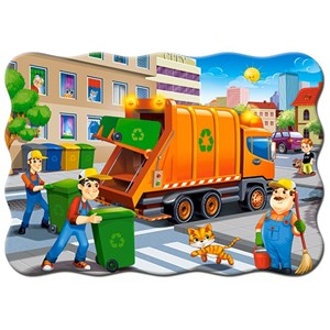 Castorland (B-03778) - "Garbage Car" - 30 pieces puzzle