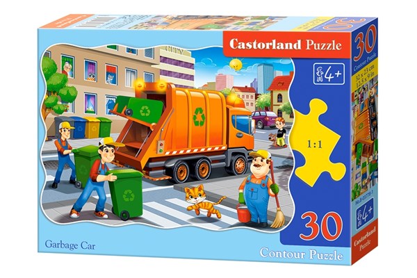 Castorland (B-03778) - "Garbage Car" - 30 pieces puzzle
