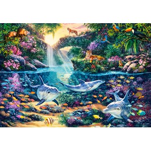 Castorland (C-151875) - "Jungle Paradise" - 1500 pieces puzzle