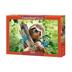 Castorland (B-53223) - "Don't Hurry Be Happy" - 500 pieces puzzle