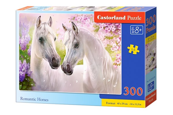 Castorland (B-030378) - "Romantic Horses" - 300 pieces puzzle