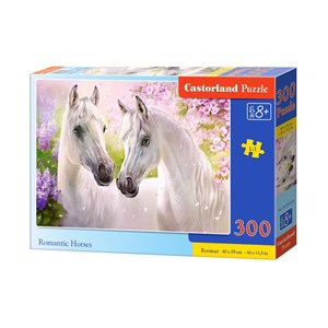 Castorland (B-030378) - "Romantic Horses" - 300 pieces puzzle
