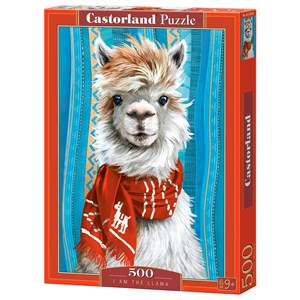 Castorland (B-53308) - "I am The Llama" - 500 pieces puzzle