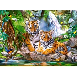 Castorland (B-030385) - "Tiger Falls" - 300 pieces puzzle
