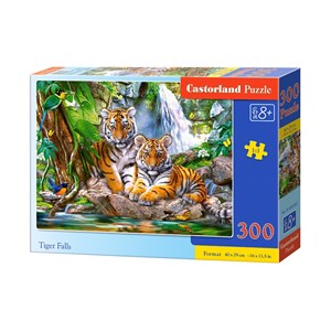 Castorland (B-030385) - "Tiger Falls" - 300 pieces puzzle