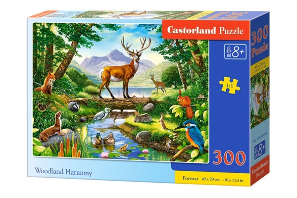 Castorland (B-030408) - "Woodland Harmony" - 300 pieces puzzle