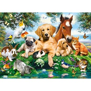 Castorland (B-222063) - "Summer Pals" - 200 pieces puzzle
